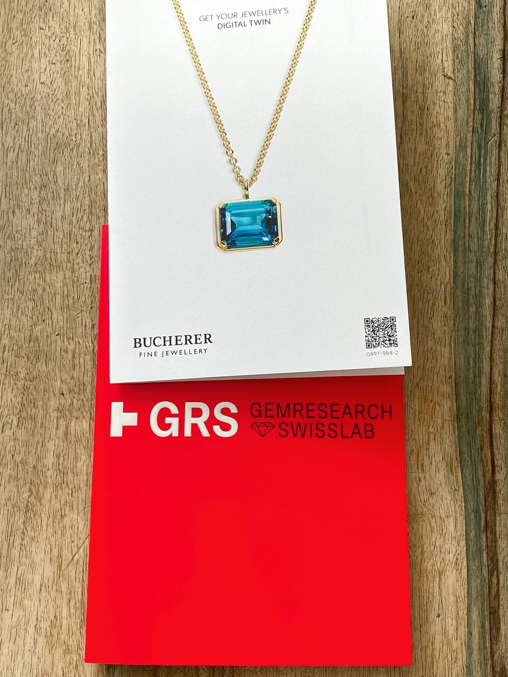 Bucherer Ketten: Bucherer Blue path indigolite tourmarine- unique – Neu (gemäss Beschreibung) aus Luzern von Sommer_26 3