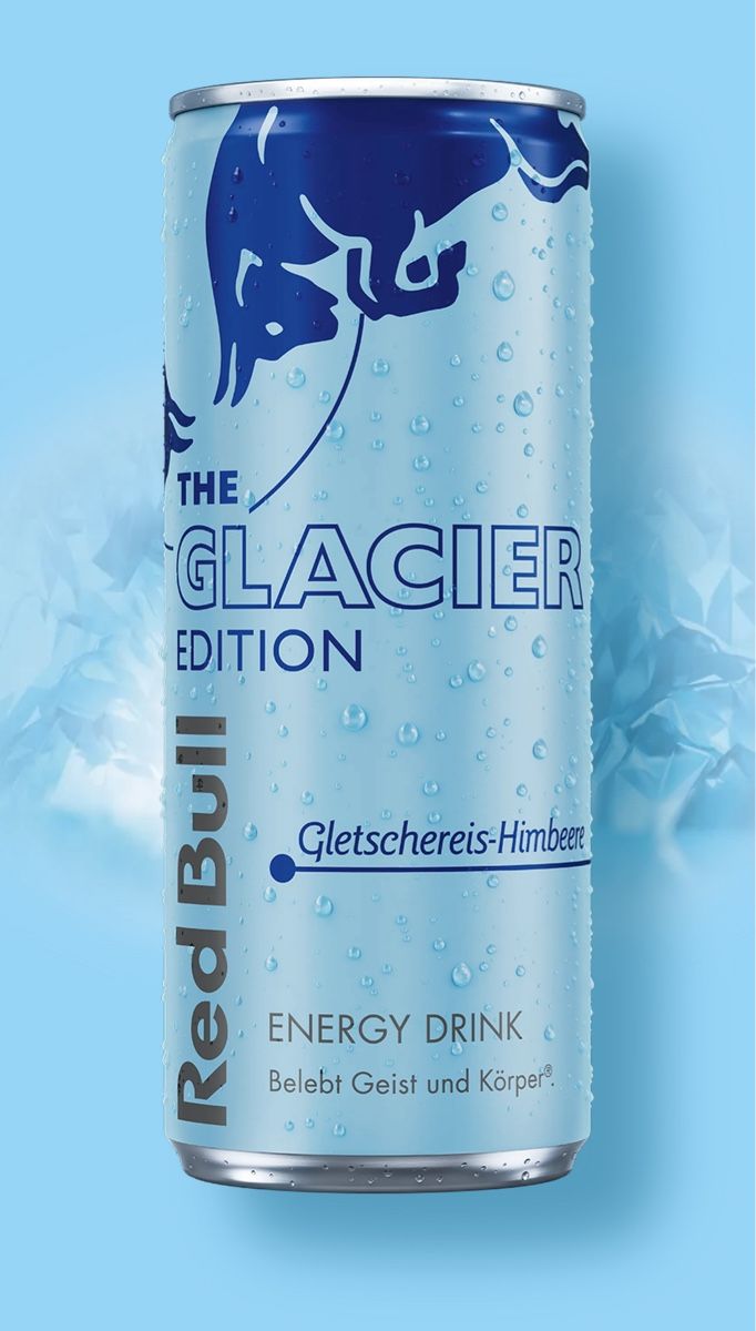 Gletschereis Himbeere Red Bull