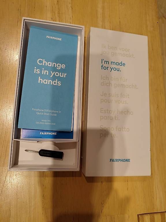 Telefoni cellulari / Smartphones: Fairphone 3+ black Dual Sim – Usato da Bern venduto da Synonym01 1