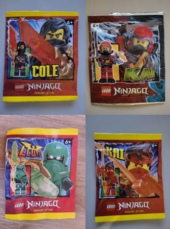 Lego Giocattoli: LEGO Ninjago Figuren Cole, Kai,  Lloyd, Kai – Nuovo e nell'imballaggio originale da Oensingen venduto da modano47