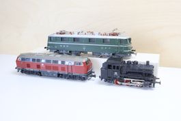 Märklin 3 x Loks H0 - SBB Ae 6/6 & mehr - Set