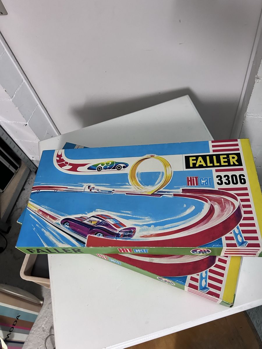 Faller Rennbahnen: Faller HitCar 3306 / Zwei Vintagesets OVP – Gebraucht aus Rüdlingen von Charlesboeni
