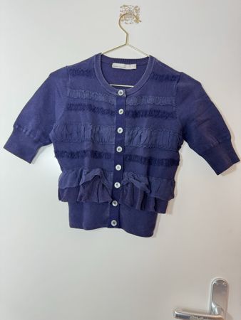 Navy Blue Dress & Cardigan Set - Women's Size Small