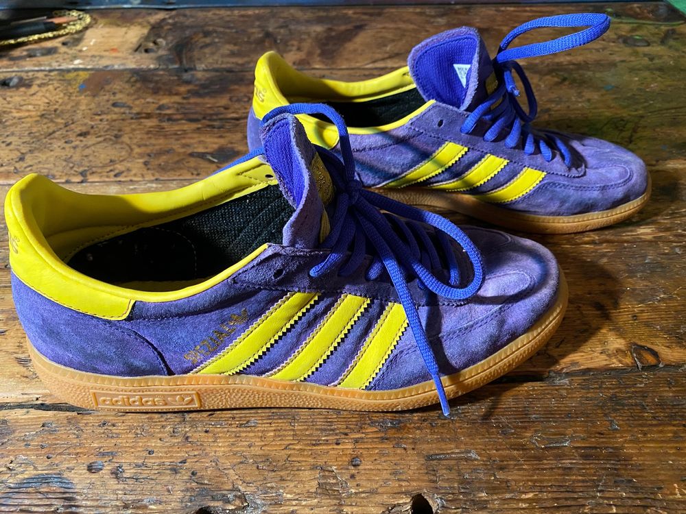 Adidas spezial store lila gelb