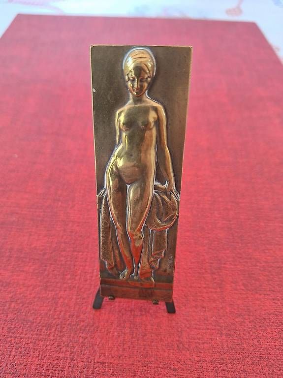 Sculture & Statue: Plaquette en bronze de P. Turin – Usato da Puplinge venduto da Frais1 2