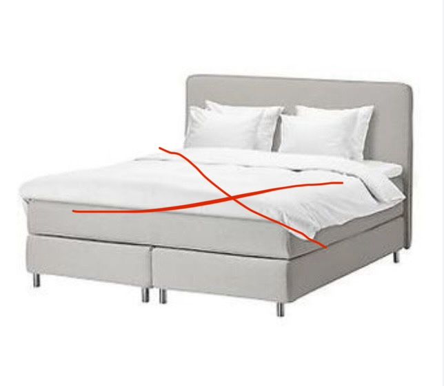 Letti: Ikea Dunvik Boxspringbett beige 180x200 – Usato da Zürich venduto da Budulinek123