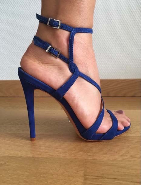 Chaussures femmes: blaue Sandalen, Grösse 38 – Neuf avec emballage d'origine à Winterthur par butterfly210 3