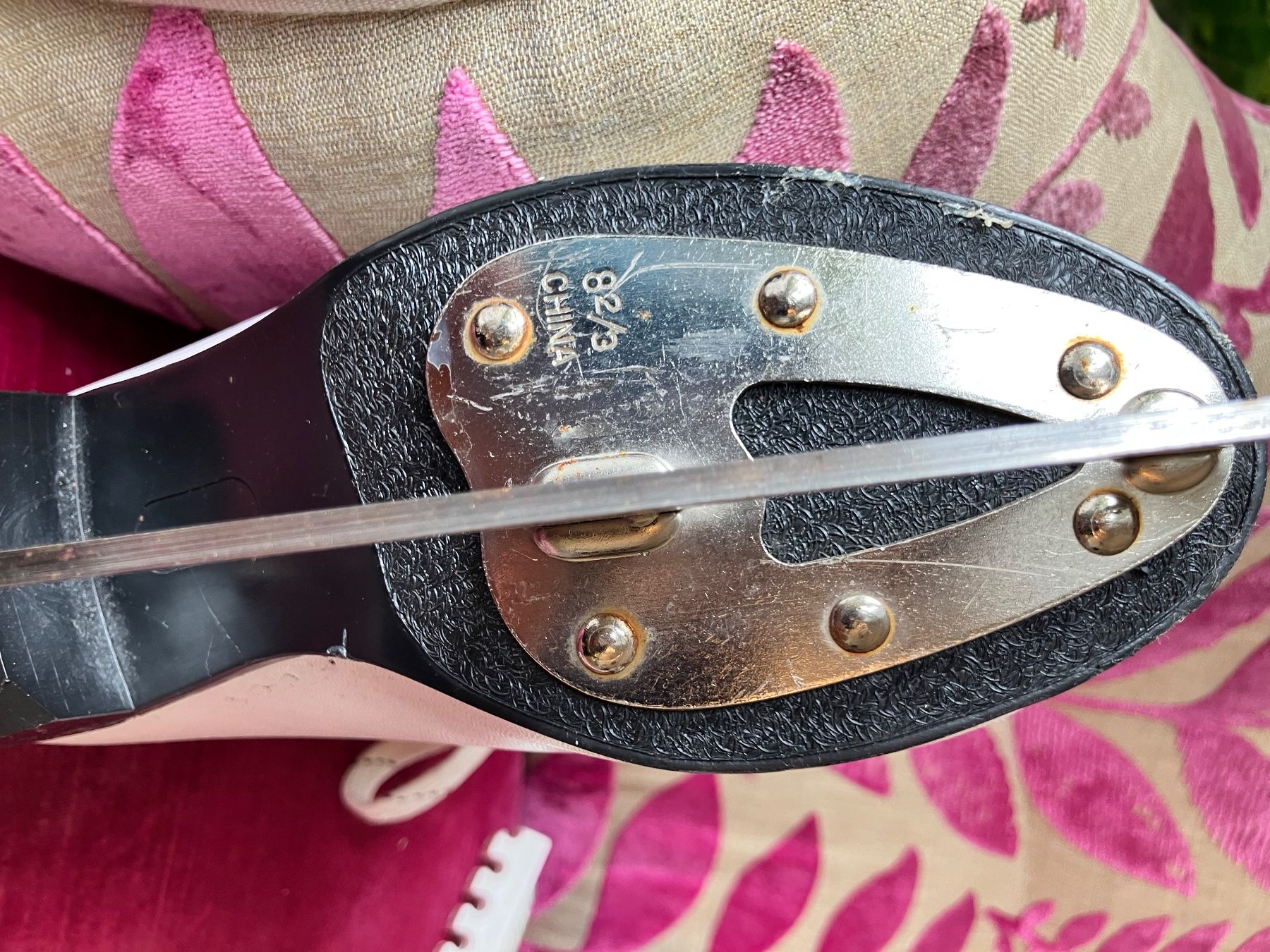 Pattini da ghiaccio: Schlittschuhe Leder weiss – Usato da Binningen venduto da F.M. 3
