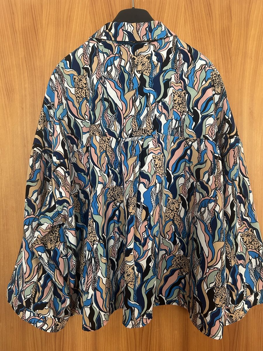 Monki Camicette: Monki Bluse gemustert mehrfarbig Gr.L – Usato da chur venduto da corazon710 1
