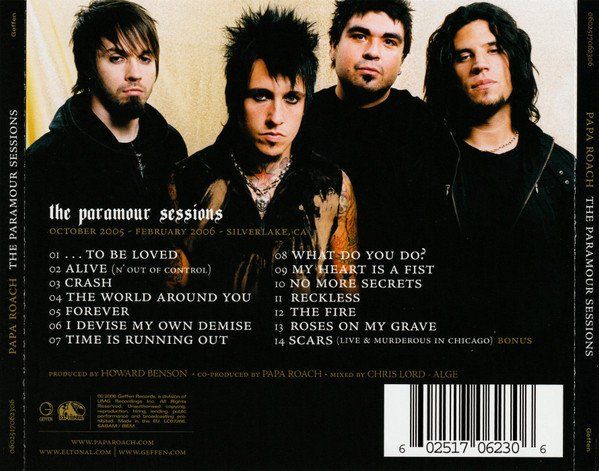 CD: Papa Roach – The Paramour Sessions – Usato da St.Gallen venduto da jalamusic 2