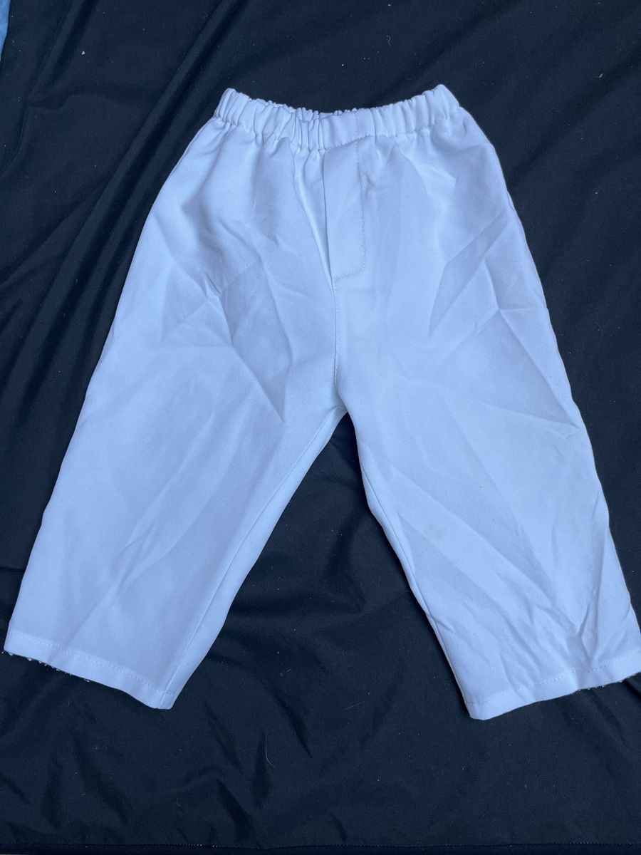 Pantaloni: Weisse Stoffhose Gr. 86 Frühling Sommer – Usato da Kaisten venduto da saleforfun