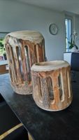 1 Windlicht aus Holz geschnitzt. Neu,  24cm