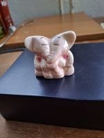 Dekofigur Elefant Keramik rosa guter Zustand