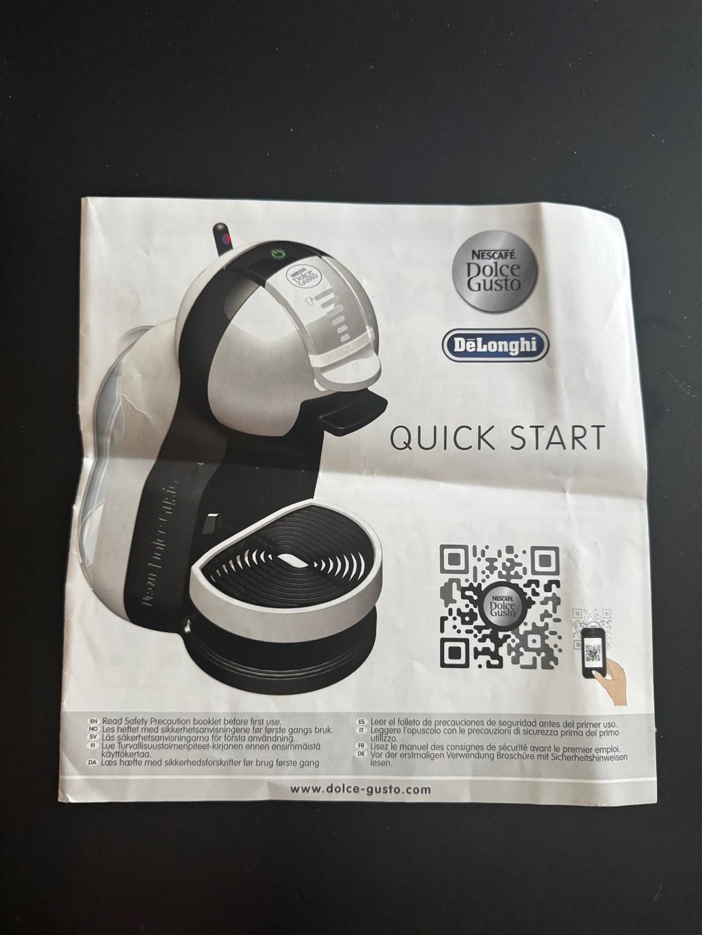De'Longhi Kaffeemaschinen & Espressomaschinen: Machine à café Nespresso DeLonghi Dolce Gusto blanche – Gebraucht aus Tatroz von DanielCut 2