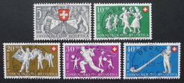 PP 1951, Serie B51-B55, Ersttag Vollstempel italienisch