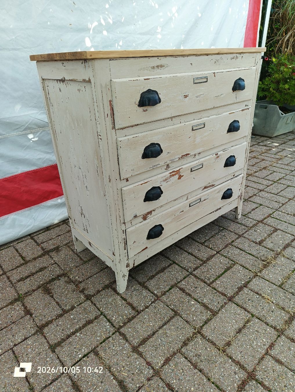 Cassettiere: Commode en bois à 4 tiroirs  – Usato da Veyrier venduto da MJ69BROC 2