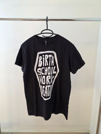 T-Shirt "birth, school, work, death" Libra Style