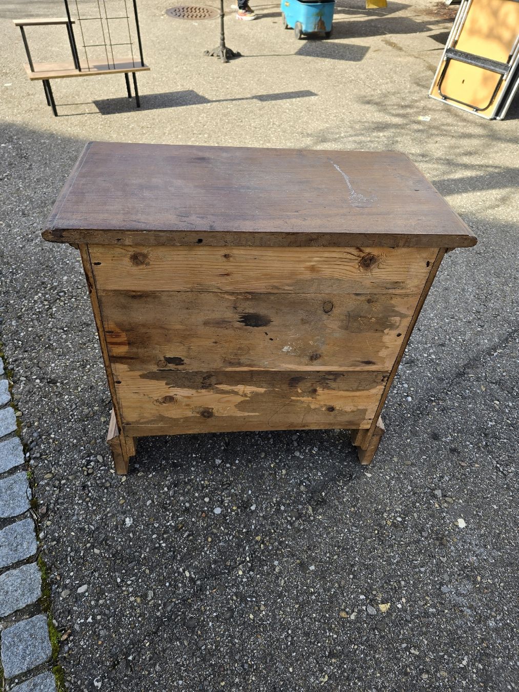 Cassettiere: Antike Holzkommode, 2 Schubladen, Vintage Stilmöbel – Usato da Mettlen venduto da elios0888 3