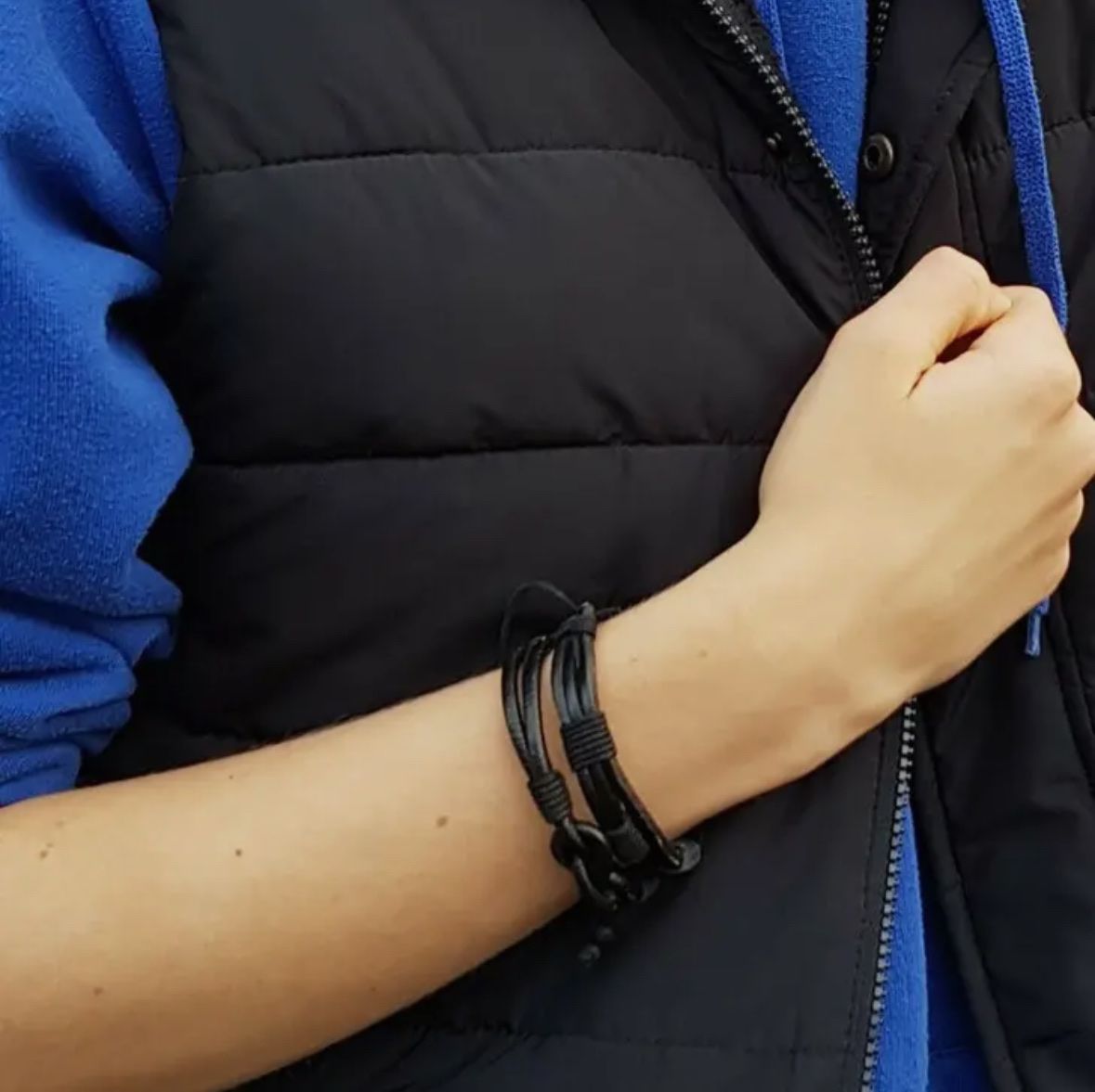 Armbänder & -reifen: Herrenarmband aus schwarzem Leder – Neu und originalverpackt aus Döttingen von Orangeroad 1