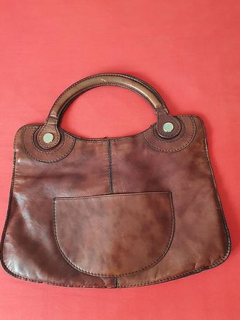 Lederhandtasche
