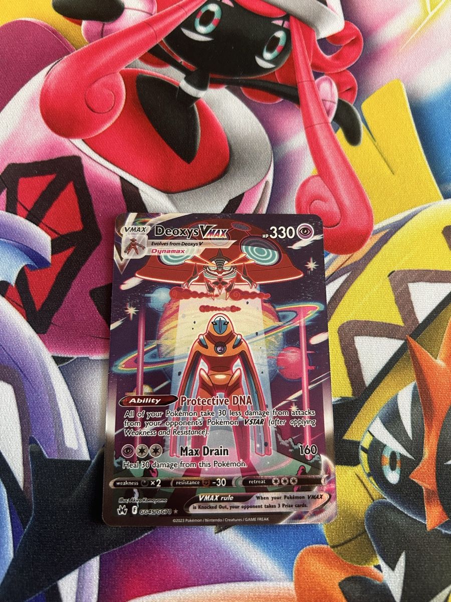 Pokémon Carte collezionabili: Deoxys VMAX gg45 – Nuovo (secondo la descrizione) da Oberuzwil venduto da nam1go