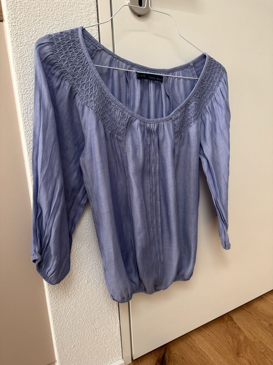 Zara Camicette: Zara Basic Damen Bluse, hellblau, Gr. M, Top Zustand! – Usato da Rothenburg venduto da wer_g9fd 5