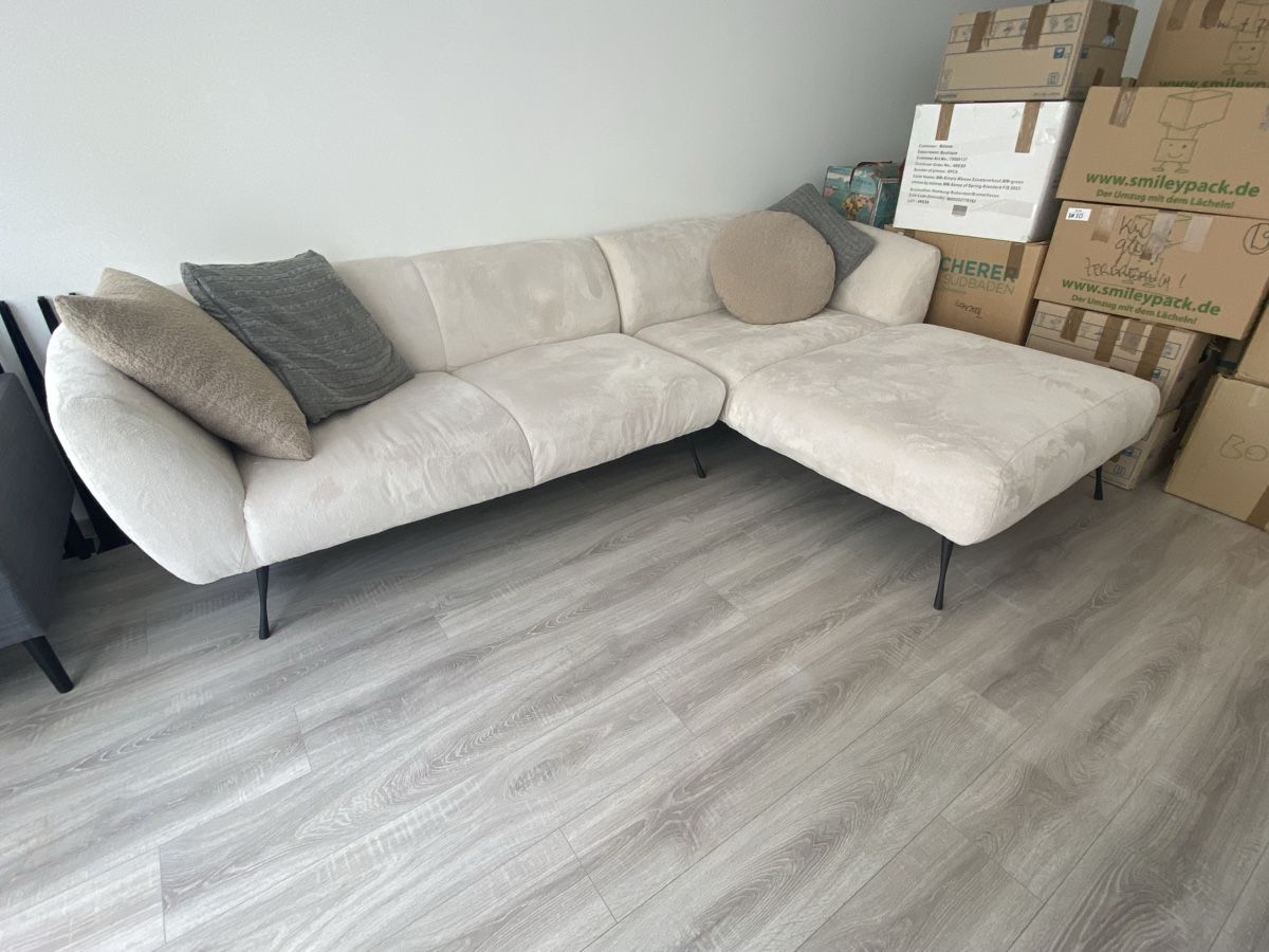 Mömax Divani: Canapé d'angle beige clair confortable - État impeccable! – Usato da geneve venduto da cey_5ywd 2
