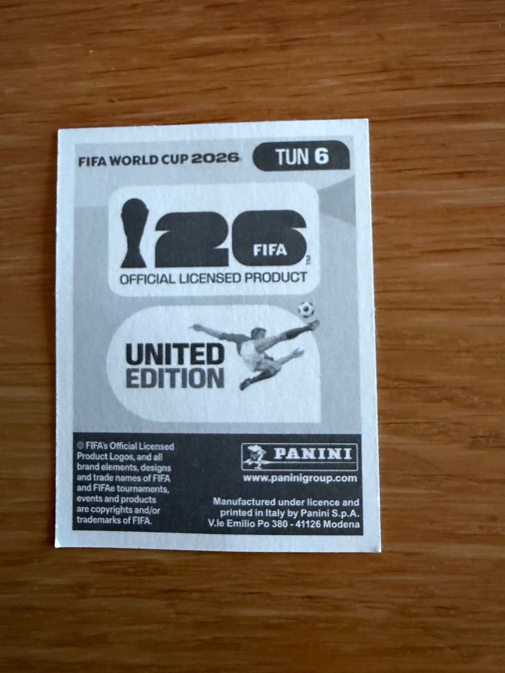 Panini Carte collezionabili: Panini TUN 6 Vassine Meriah – Nuovo (secondo la descrizione) da Zürich venduto da bel5 1