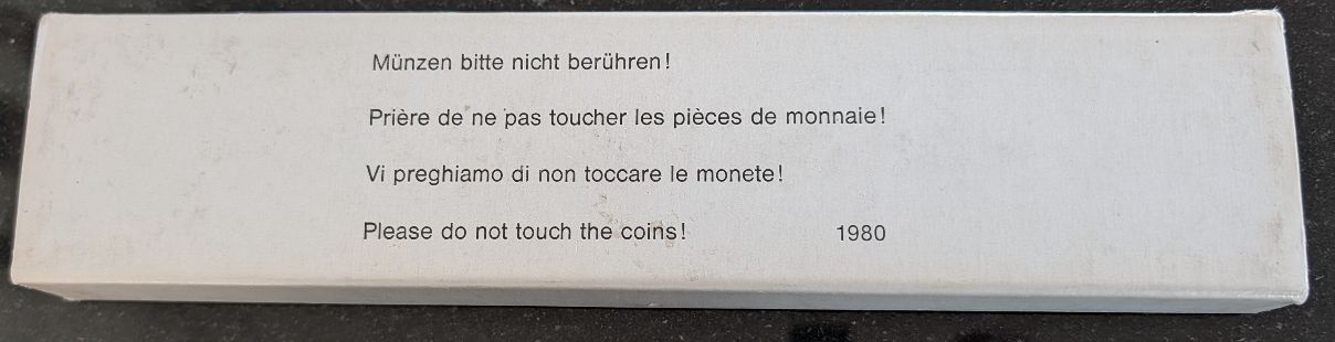 Tutti le monete: Münzsatz Schweiz 1980 pp – Nuovo (secondo la descrizione) da Arch venduto da coinsandmore 2