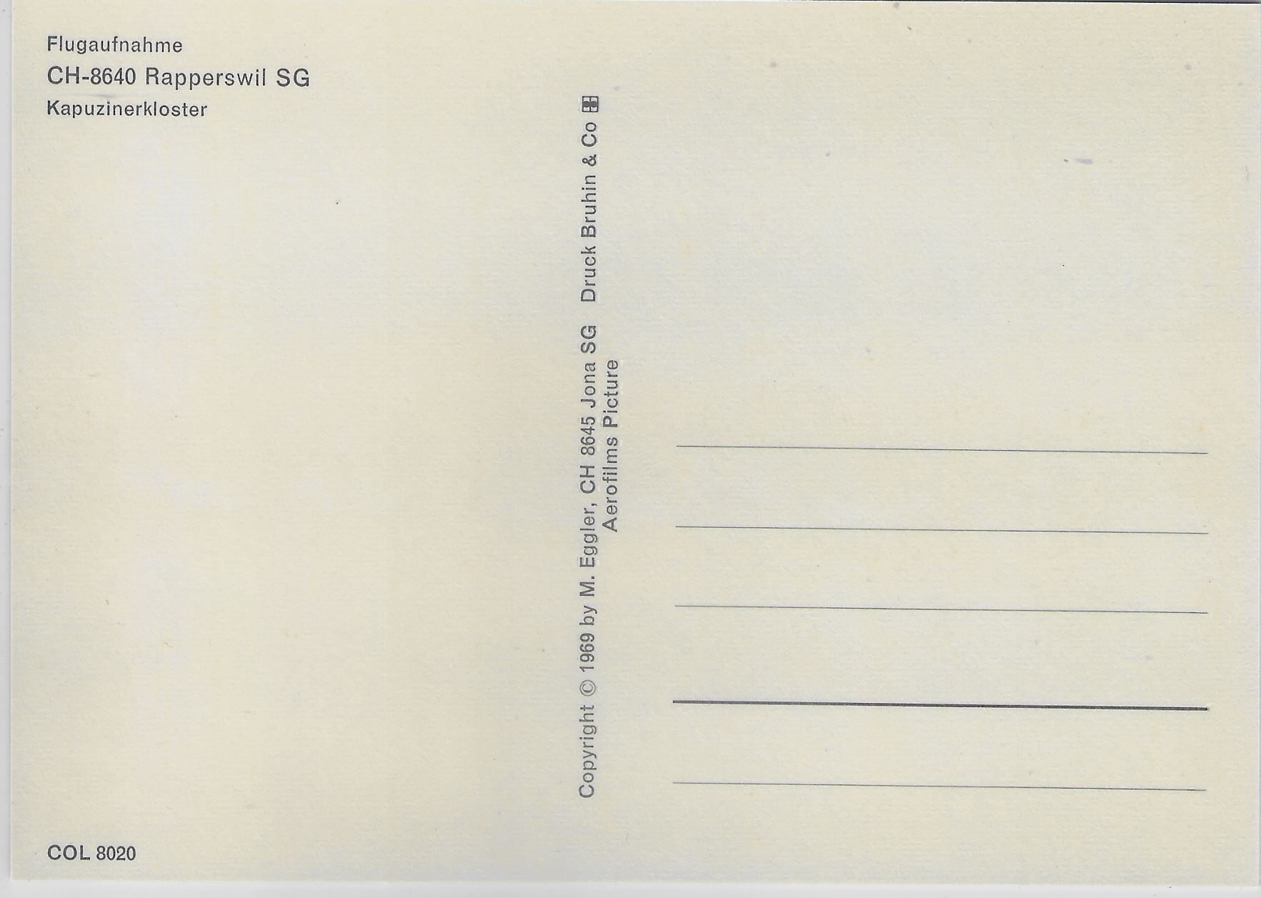 Cartoline postali: Flugaufnahme Rapperswil SG – Antico da Ettingen venduto da Kartenplanet 1