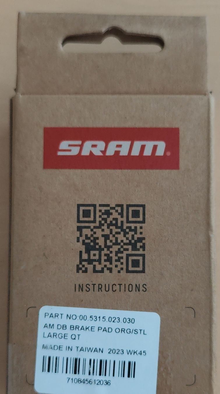 Sram Pezzi di ricambio: SRAM DB8 Bremsbelaege - Neu und Originalverpackt – Nuovo e nell'imballaggio originale da Neuendorf venduto da Dertovo
