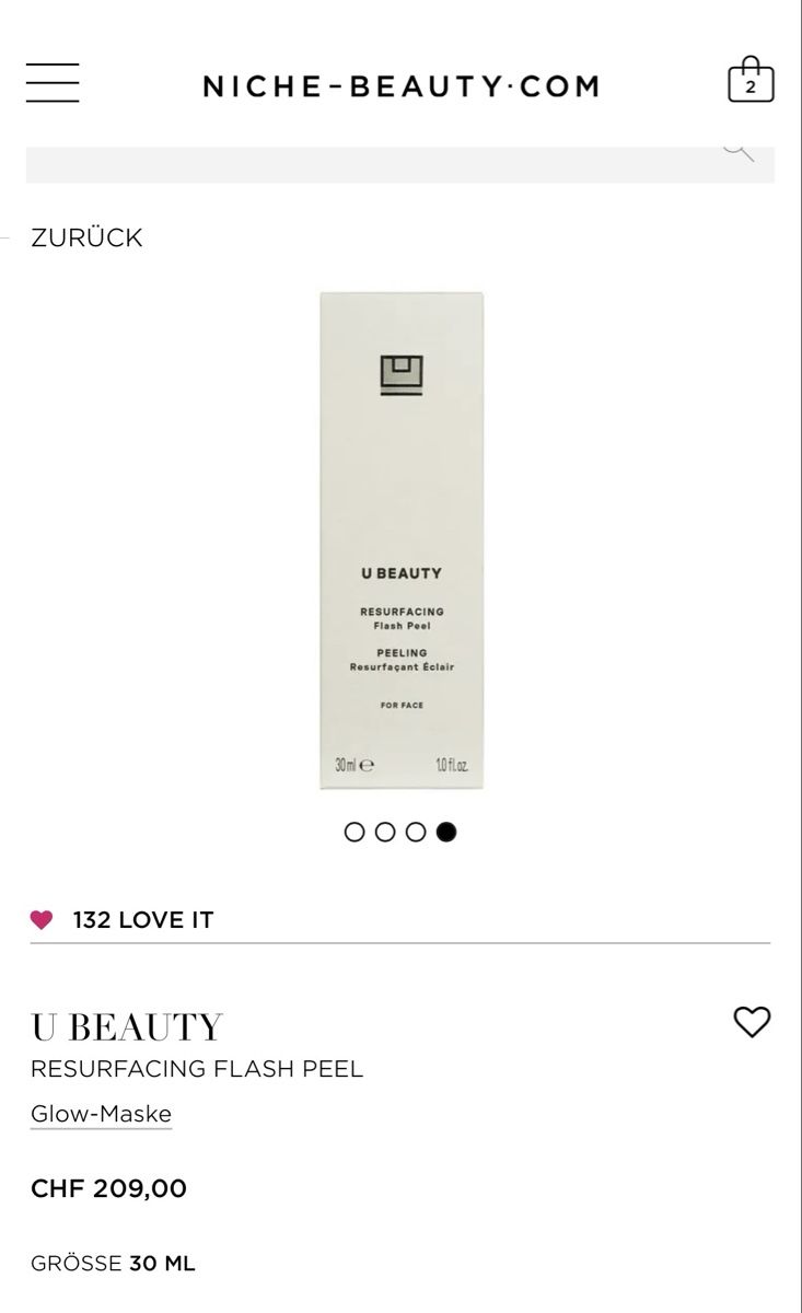 Cura del viso: U BEAUTY RESURFACING FLASH PEEL – Nuovo e nell'imballaggio originale da Kloten venduto da raf_6nbr 1
