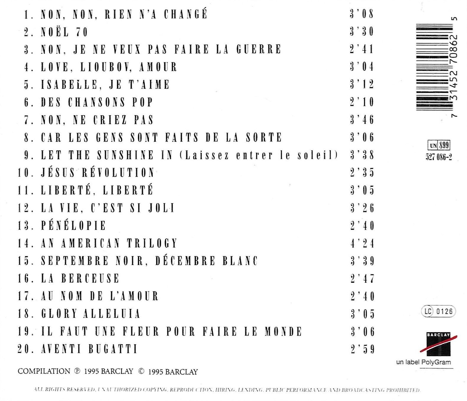 CD: Poppys - Les années Barclay – Usato da Savagnier venduto da Ne2065 1