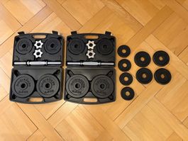 Hantelset Gusseisen im Koffer – Body Shape