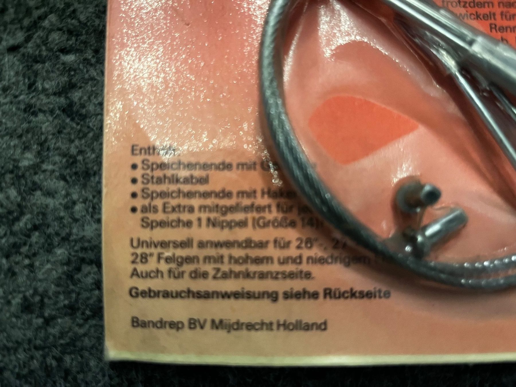 Ersatzteile: Erste Hilfe Speichen – Neu und originalverpackt aus Mühlethurnen von Kolly225 3