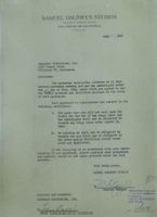 Trem Carr (1891-1946) Produzent - Autogramm Vertrag