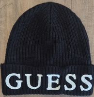 Original Guess Mütze schwarz gestrickt, wenig gebraucht