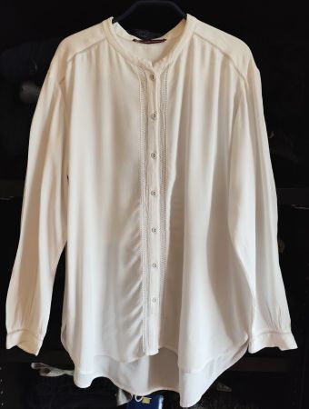 COMPTOIR DES COTONNIERS : Blouse en crêpe crème M