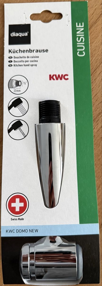 Kwc Armaturen: Küchenbrause KWC DOMO NEW – Neu und originalverpackt aus Konolfingen von SCHKONO