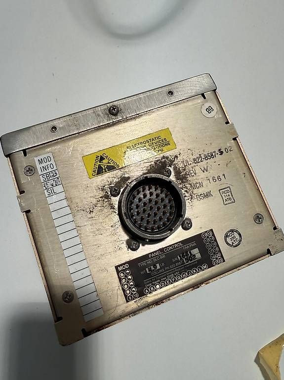 Composants électroniques: Collins Aircraft DLC-800 Data Link Control Panel P/N 622-858 – D'occasion à Wenslingen par P_Baecher 1