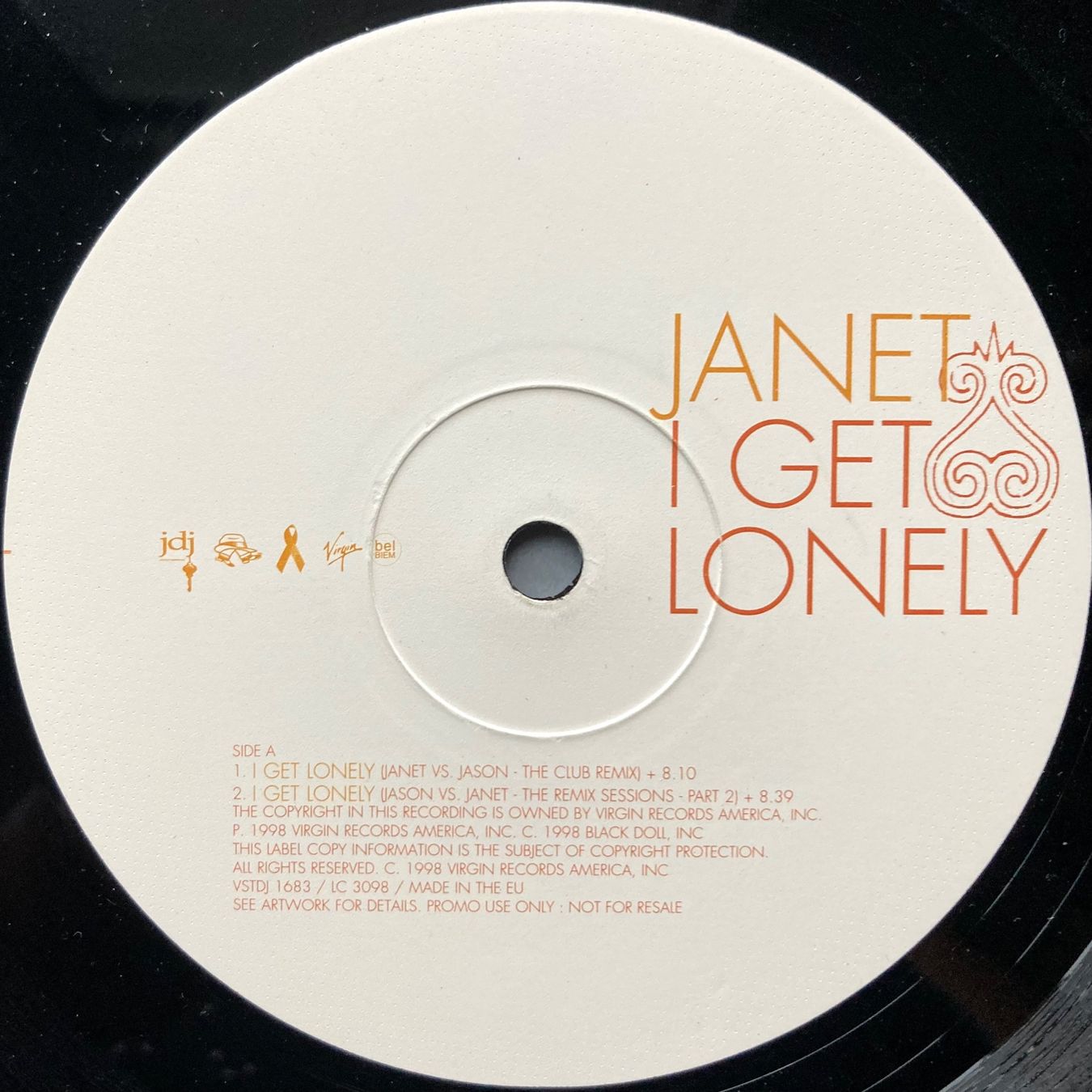Dischi in vinile: JANET JACKSON - I GET LONELY – Usato da Poliez-Pittet venduto da Newtown-Records 2
