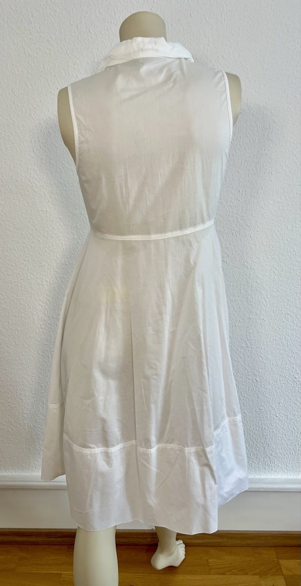 Strenesse Vestiti: STRENESSE Weisses Kleid Gr 34 Baumwolle – Usato da Basel venduto da Bettybooo 4