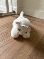 Aurora Plüsch Kuschel Katze weiss