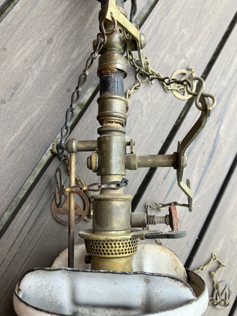 Lampade: Lampe, Gaslampe, D.R.P., Graetzinlicht – Difettoso da Neftenbach venduto da 889095 3