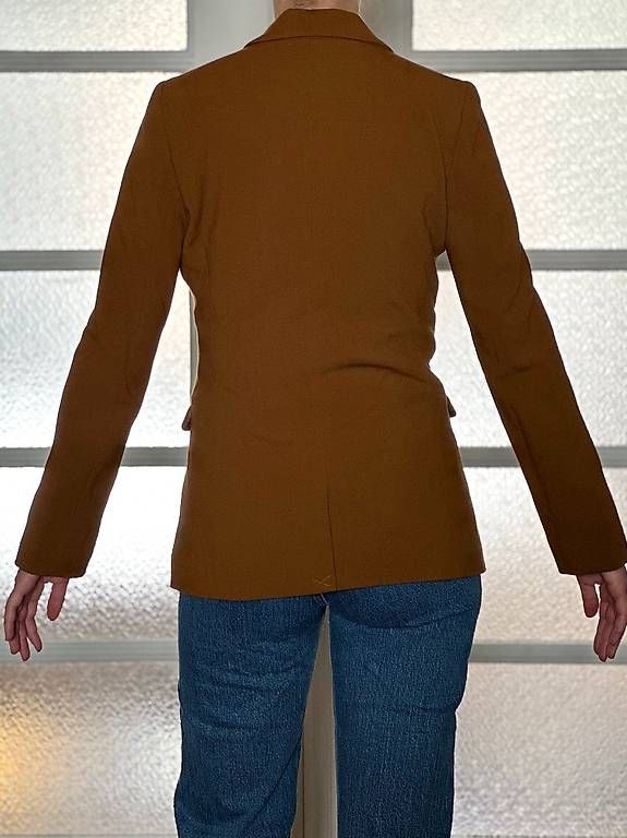 We Giacche: Kamelbrauner taillierter Blazer | WE | 34 – Usato da Zürich venduto da bekkaa 1