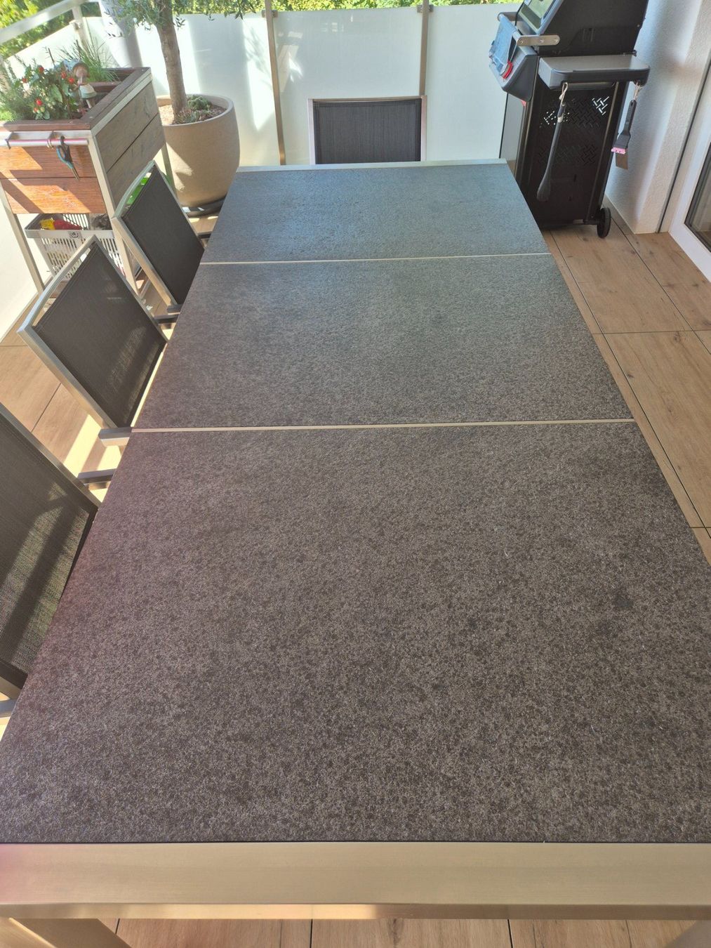 Tavoli: Edelstahl Granittisch 240cm – Usato da Lütisburg venduto da urbsus 4