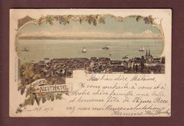 Souvenir de NEUCHÂTEL - 1897 Litho Künzli