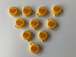 alte Bierflachen Plastikdeckel Rarität
