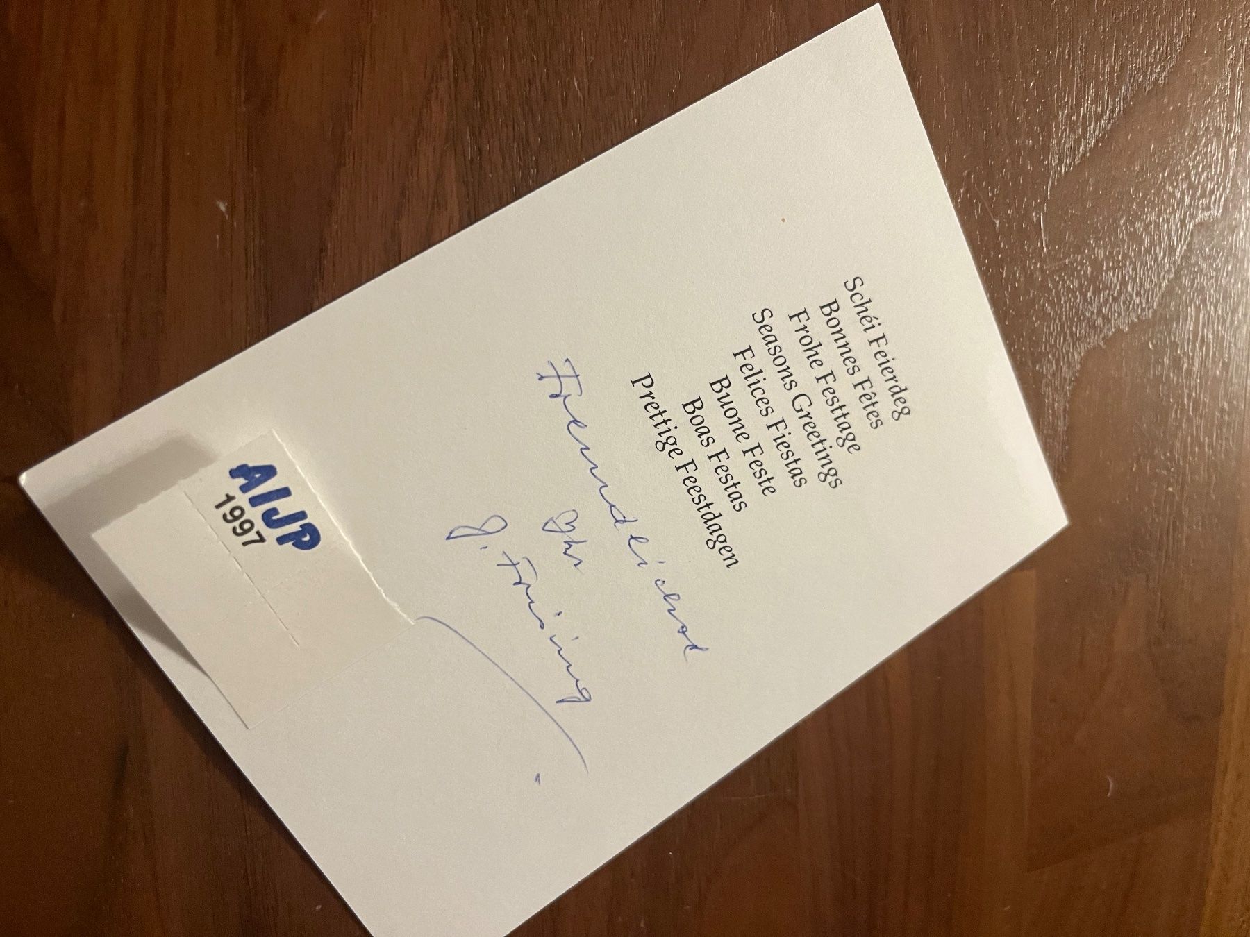 Cartes: Luxemburg Weihnachtskarte Postkarte – D'occasion à Zürich par engebrunau 1