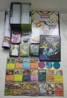 Pokemonkarten mit Zubehör